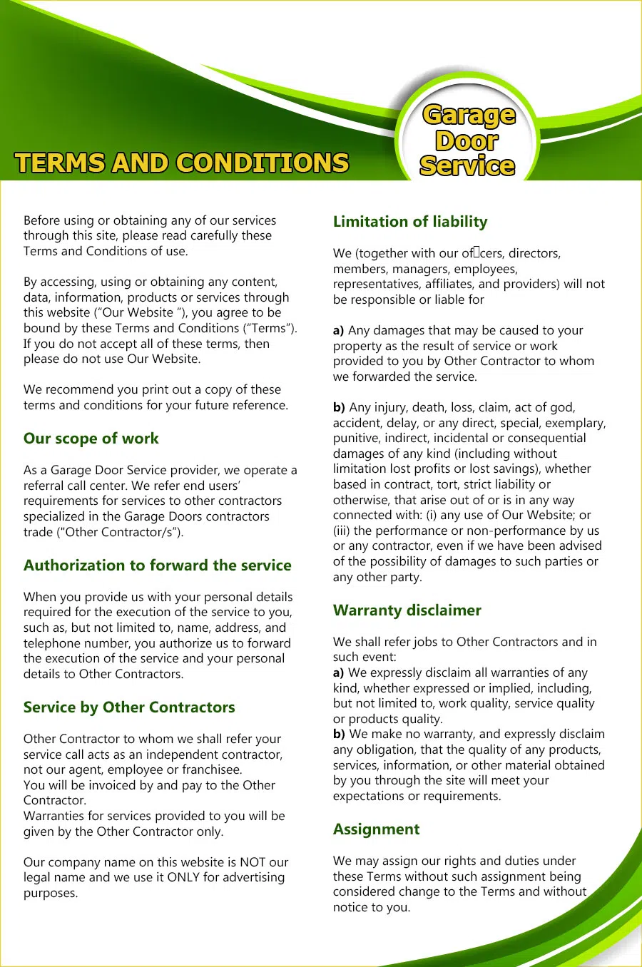 Master Garage Door Service Ferris, TX 469-327-5009